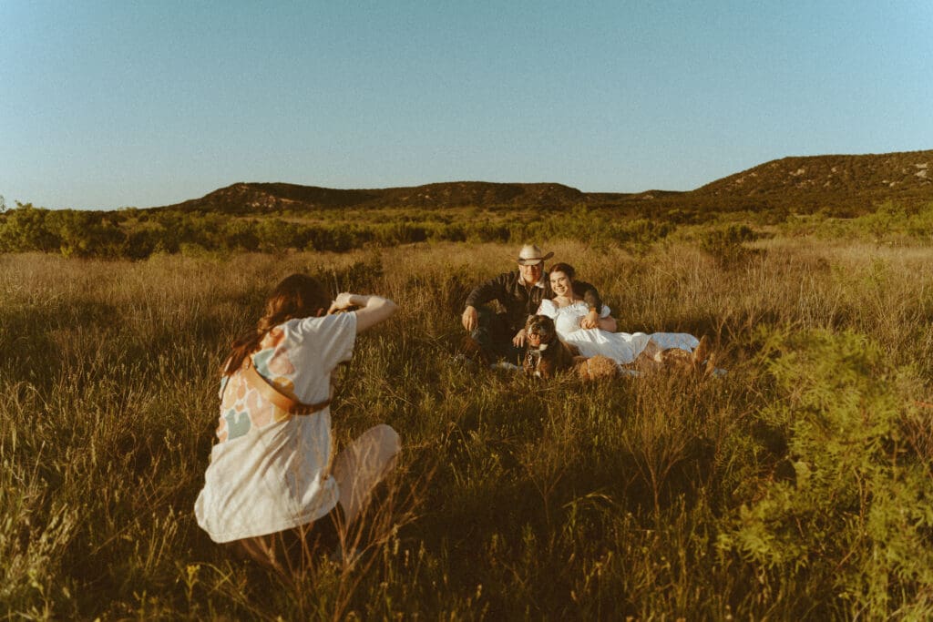 Behind-the-scenes of a photography session with Morgan Rose Photography