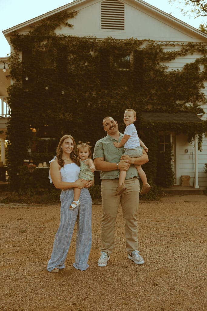 Homey family session at The Acre in Abilene, TX