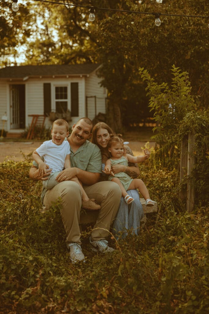 Homey family session at The Acre in Abilene, TX