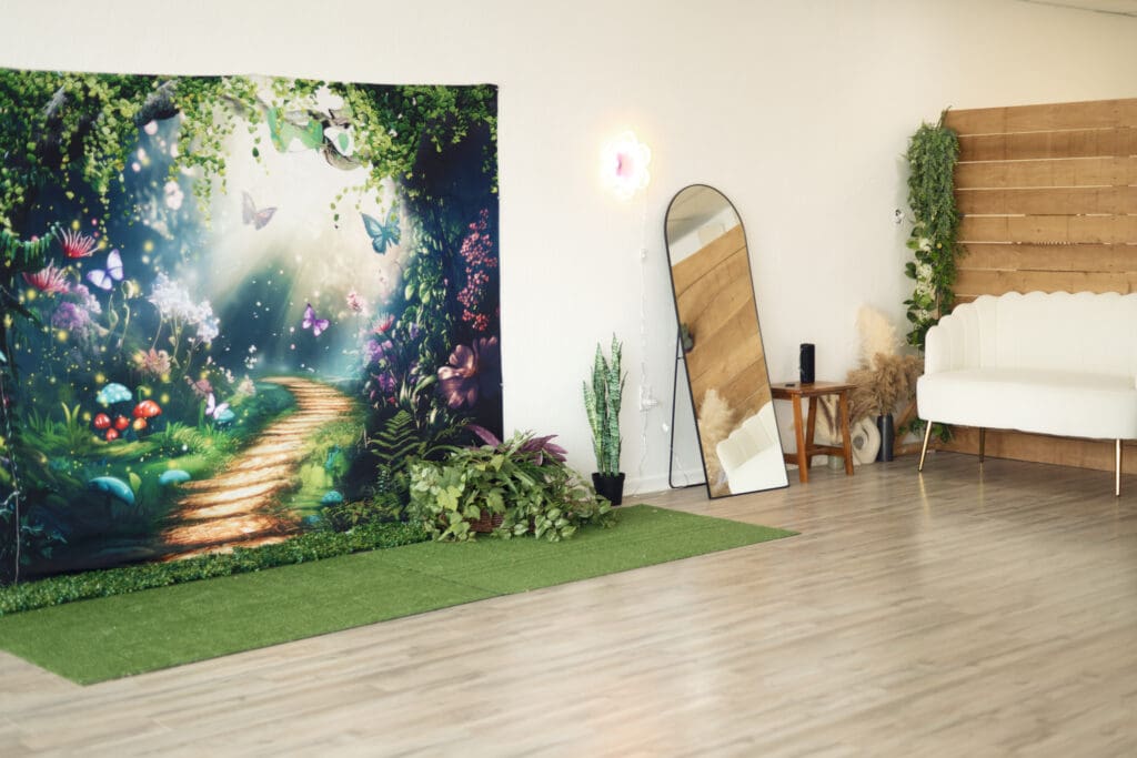 Sleek and professional studio in Abilene, TX owned by Captured Aesthetic Photography