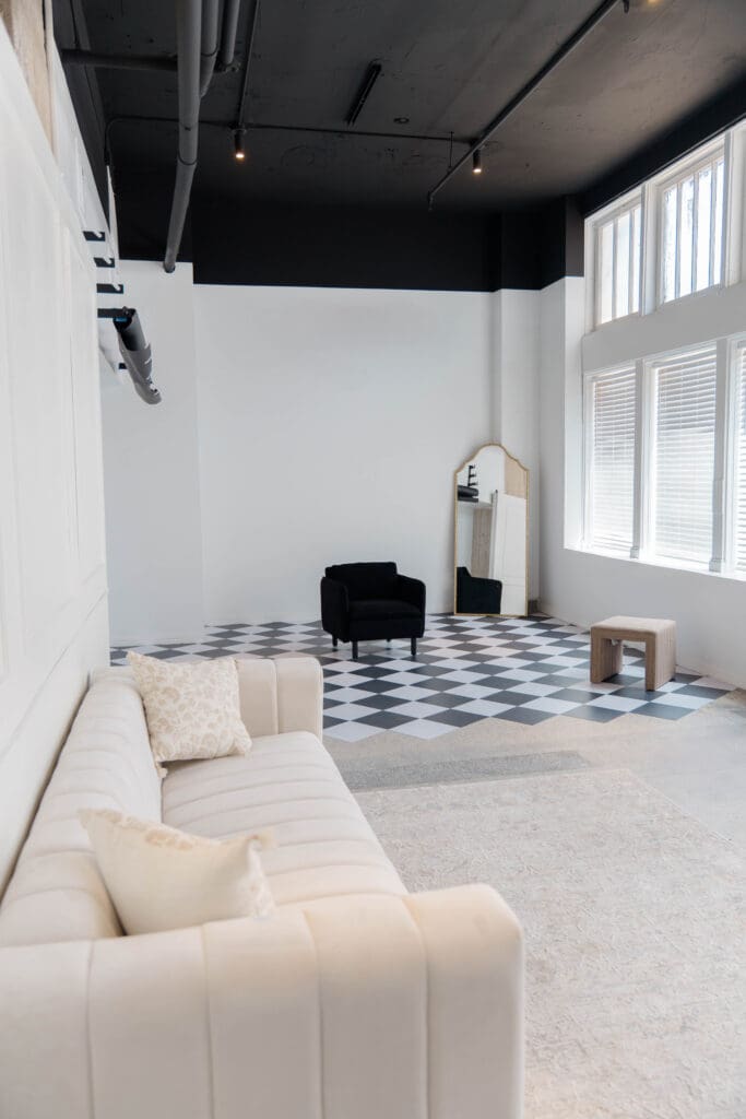 Modern and luxurious content and photography studio in downtown Abilene, TX