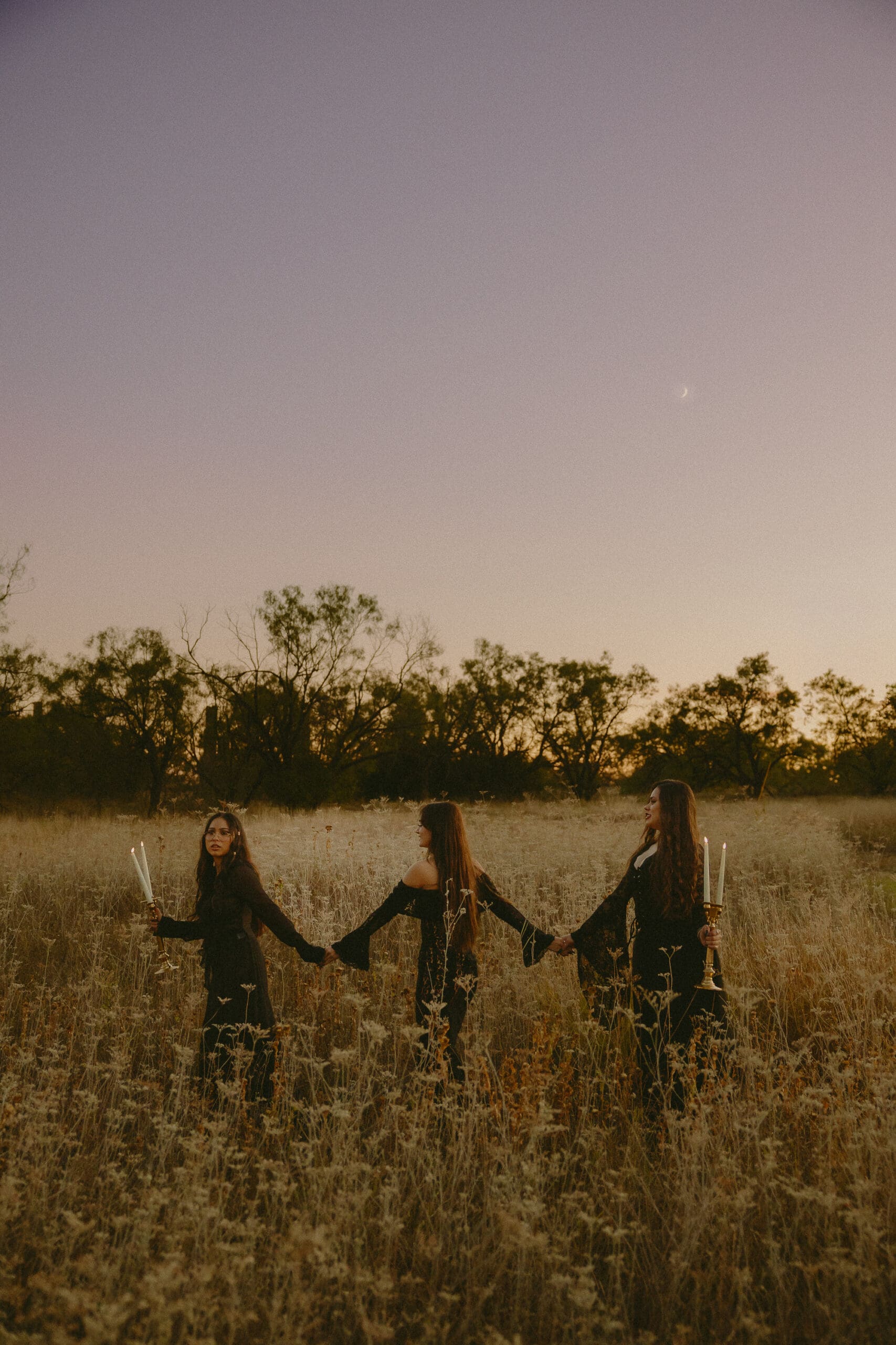 Styled witch shoot in a field at Fort Phantom Hill in Abilene, TX