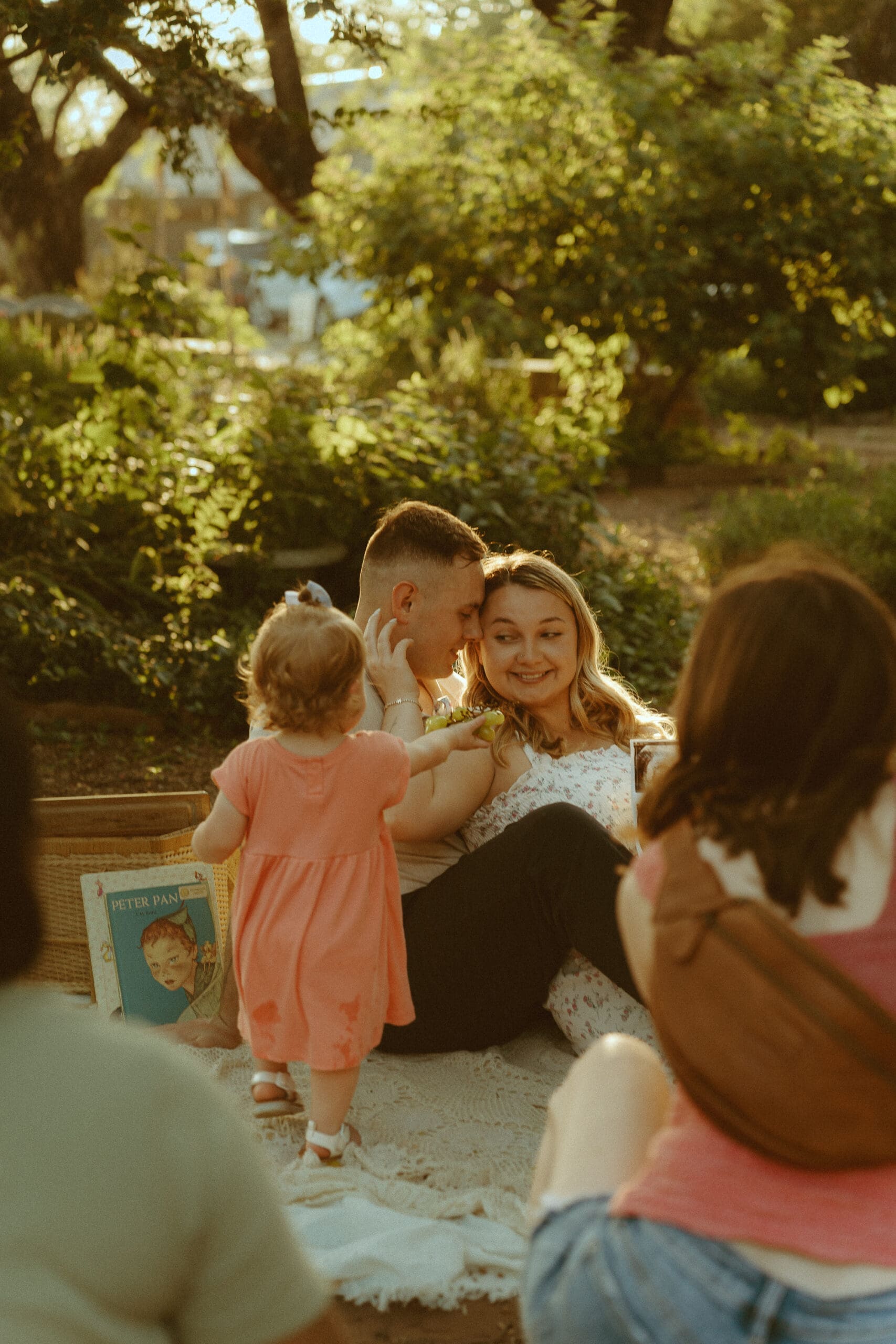 Behind the scenes of a photographer capturing a family session during golden hour, reflecting storytelling, mentorship, and intentional client experience by Morgan Rose Photography in Abilene, Texas.